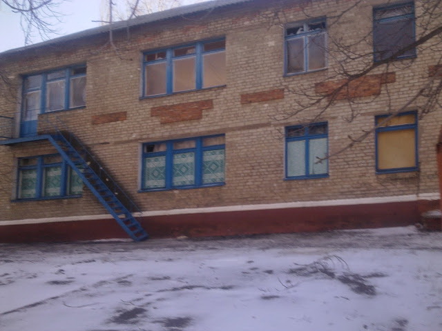 Последствия артобстрелов школ