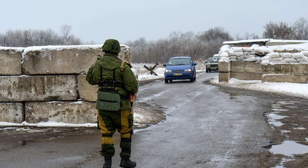 Фото блокпоста военных