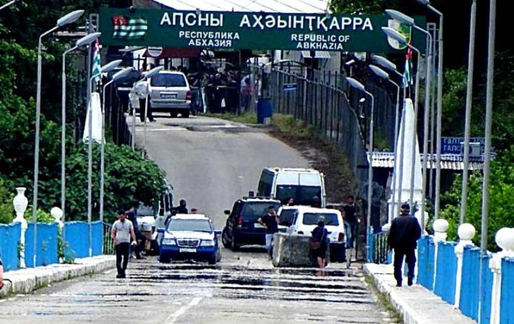 Граница между абхазией и грузией