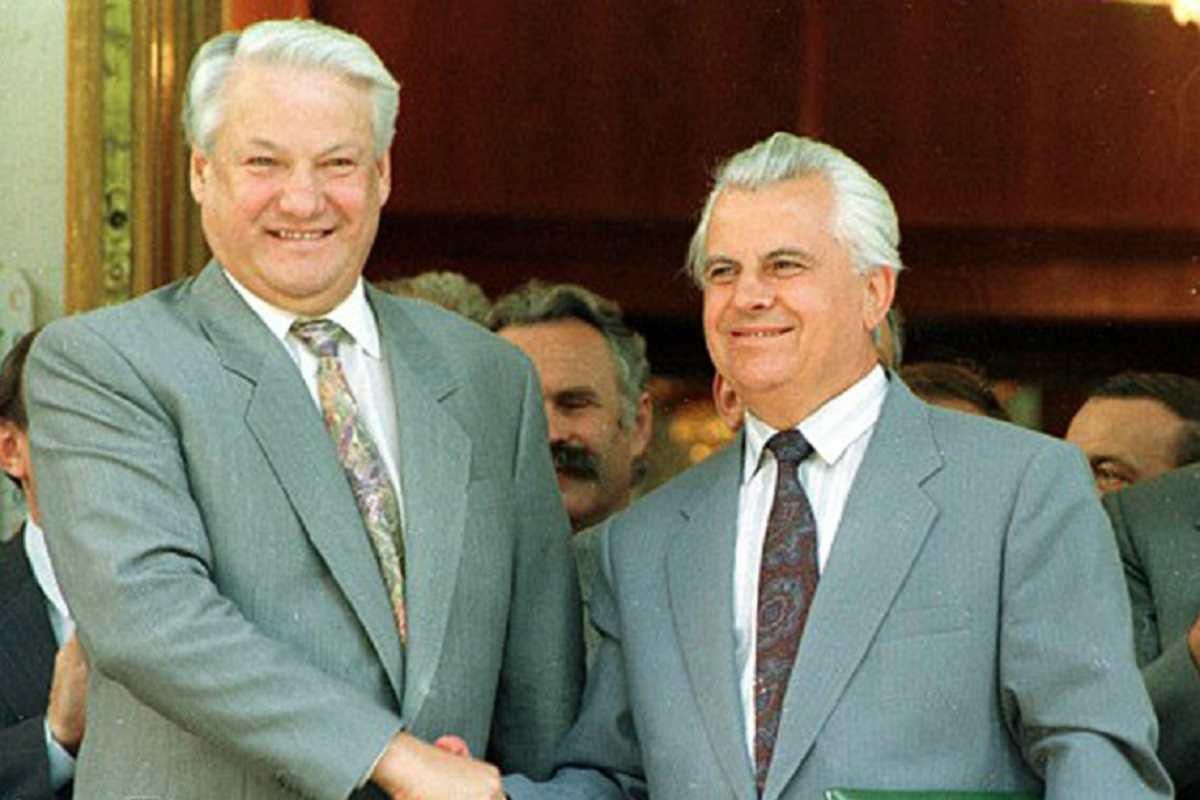 Кравчук и Ельцин