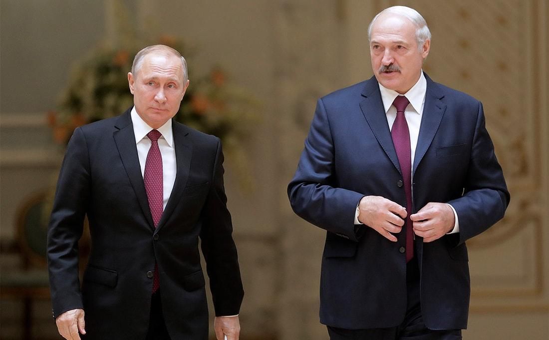Главы РФ и Беларуси