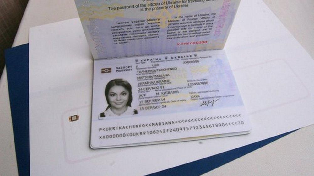 Паспорт украины фото 2022