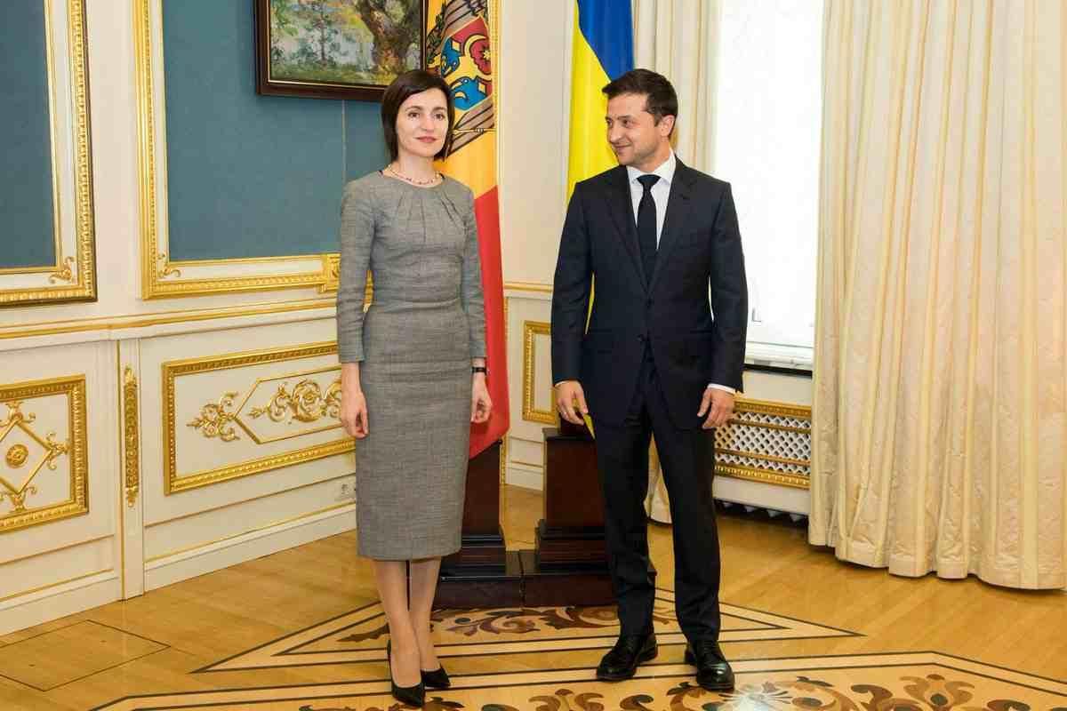 Владимир Зеленский и Майя Санду