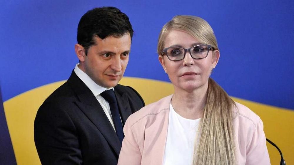 Владимир Зеленский и Юлия Тимошенко