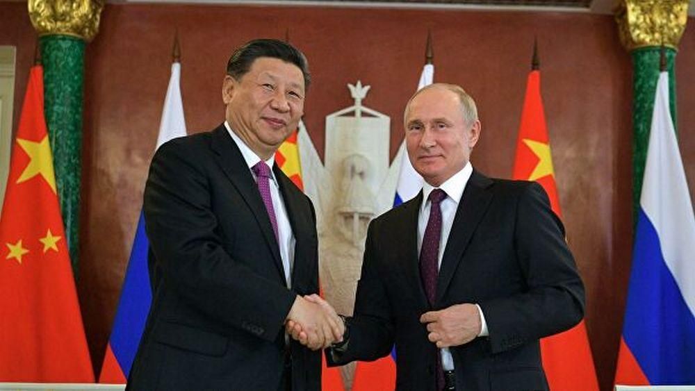 Президенты Китая и России