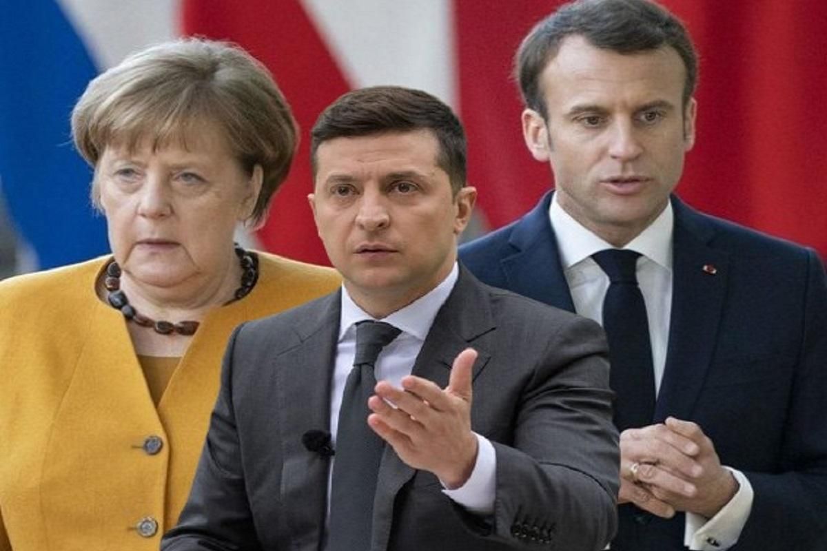 Главы Украины, Франции и ФРГ