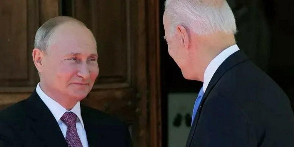 Владимир Путин и Джо Байден