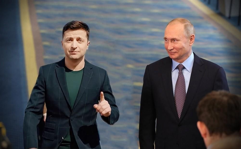 Владимир Зеленский и Владимир Путин
