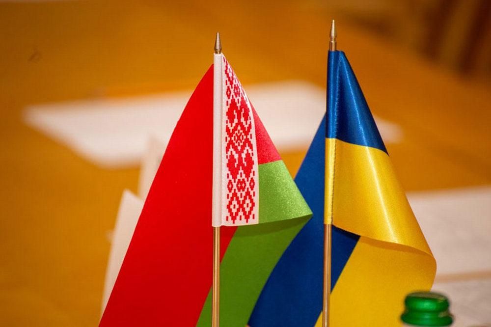 Флаг Украины и Белоруссии