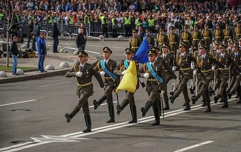 Военный парад, Украина