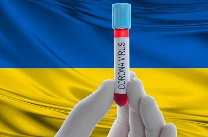 Флаг Украины и коронавирус