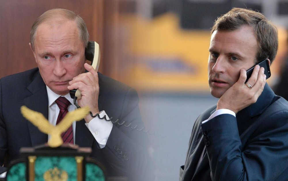 Путин и Макрон