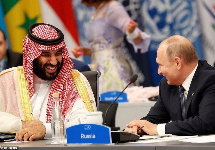 Лидеры России и Саудовской Аравии