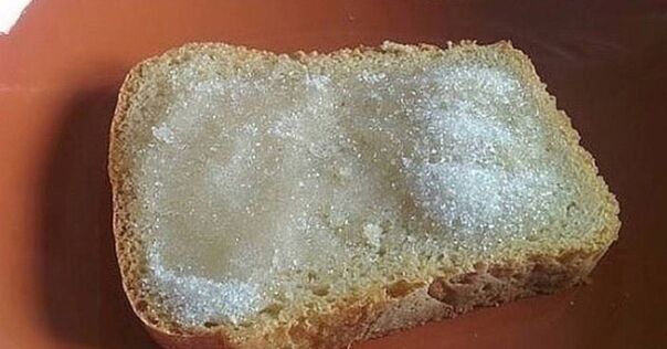 Хлеб с сахаром