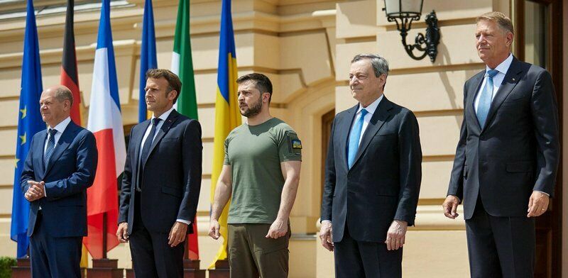 Лидеры стран Европы в Киеве