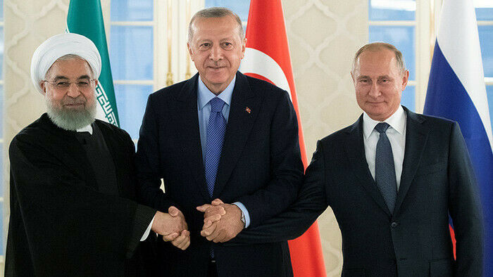 Главы РФ, Турции и Ирака