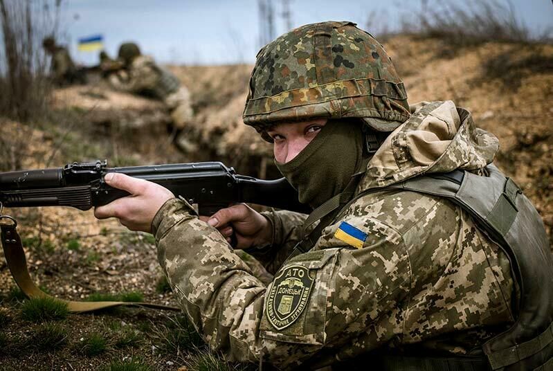 Украинский солдат