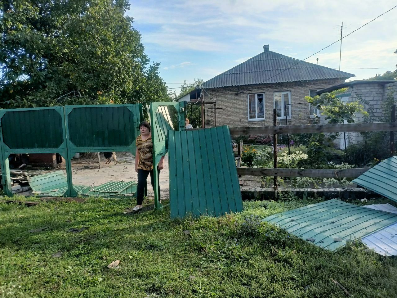 Горловка. Результат обстрела