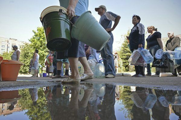 Очередь за водой