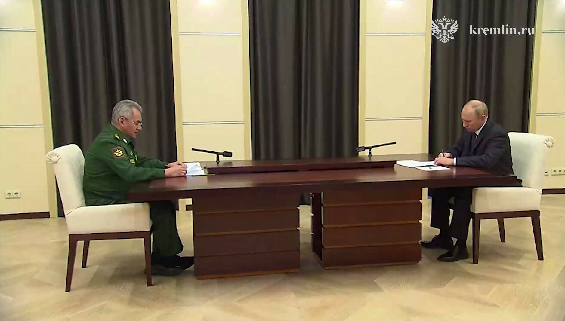 Шойгу доложил Путину