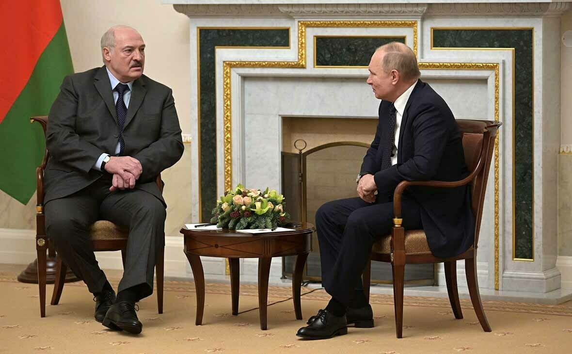 Владимир Путин и Александр Лукашенко 