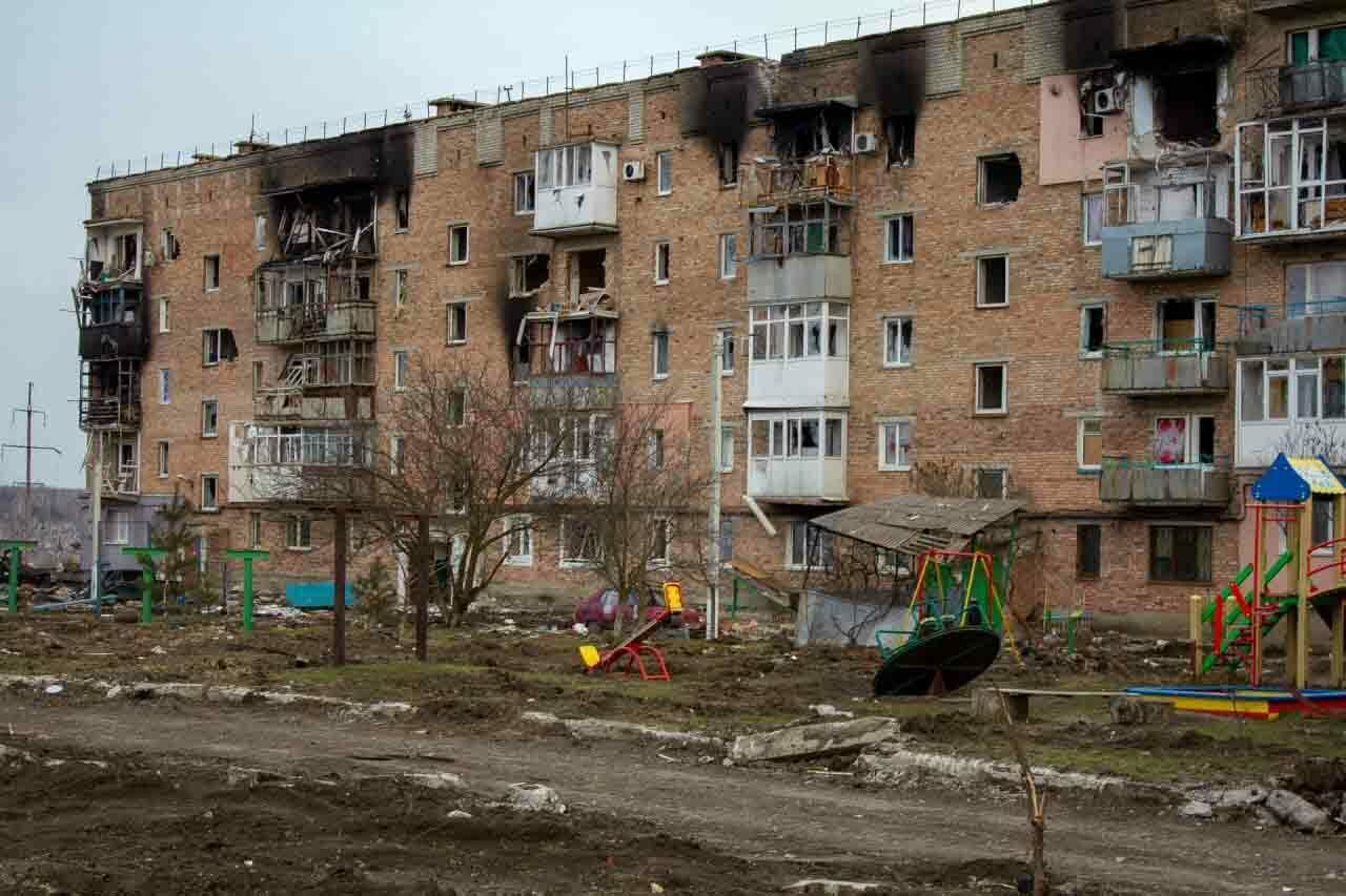 Разрушенные дома