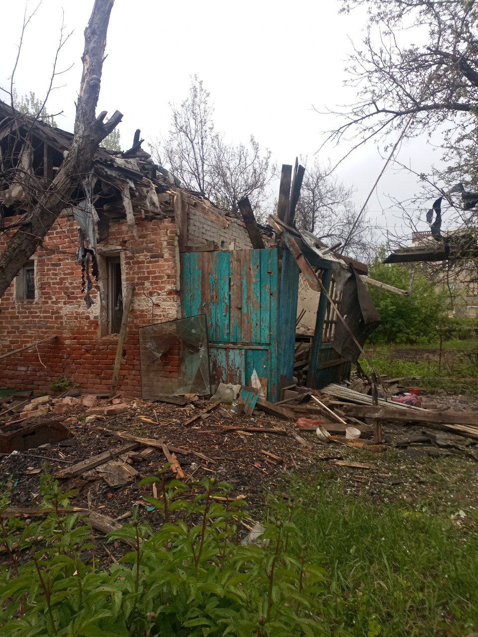 Фото № 2 – повреждённый дом по адресу: Школьная площадка, 2, Горловка