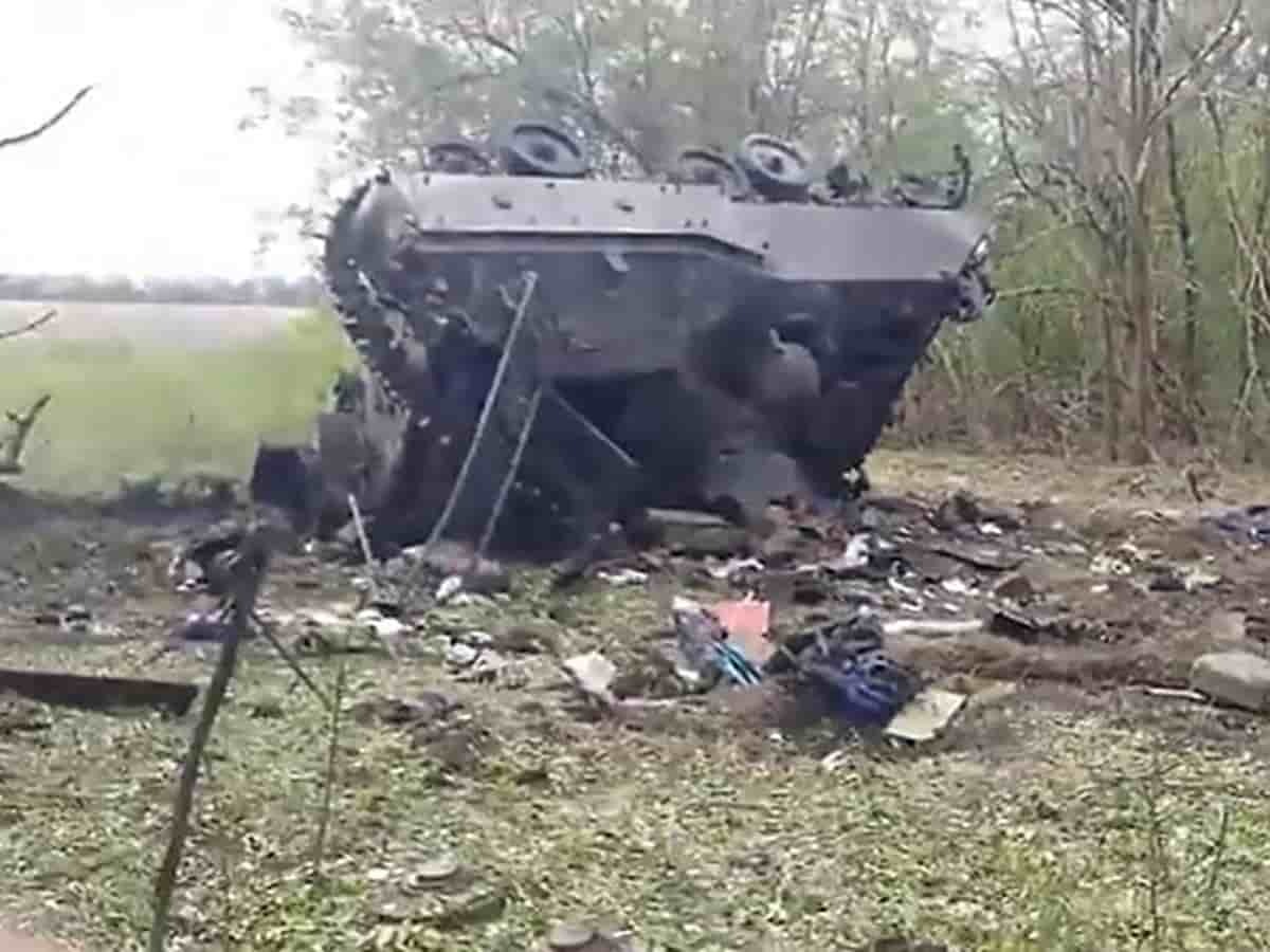 Автомобиль взорванный