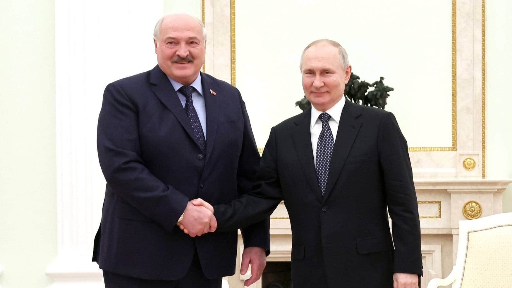 Путин и Лукашенко