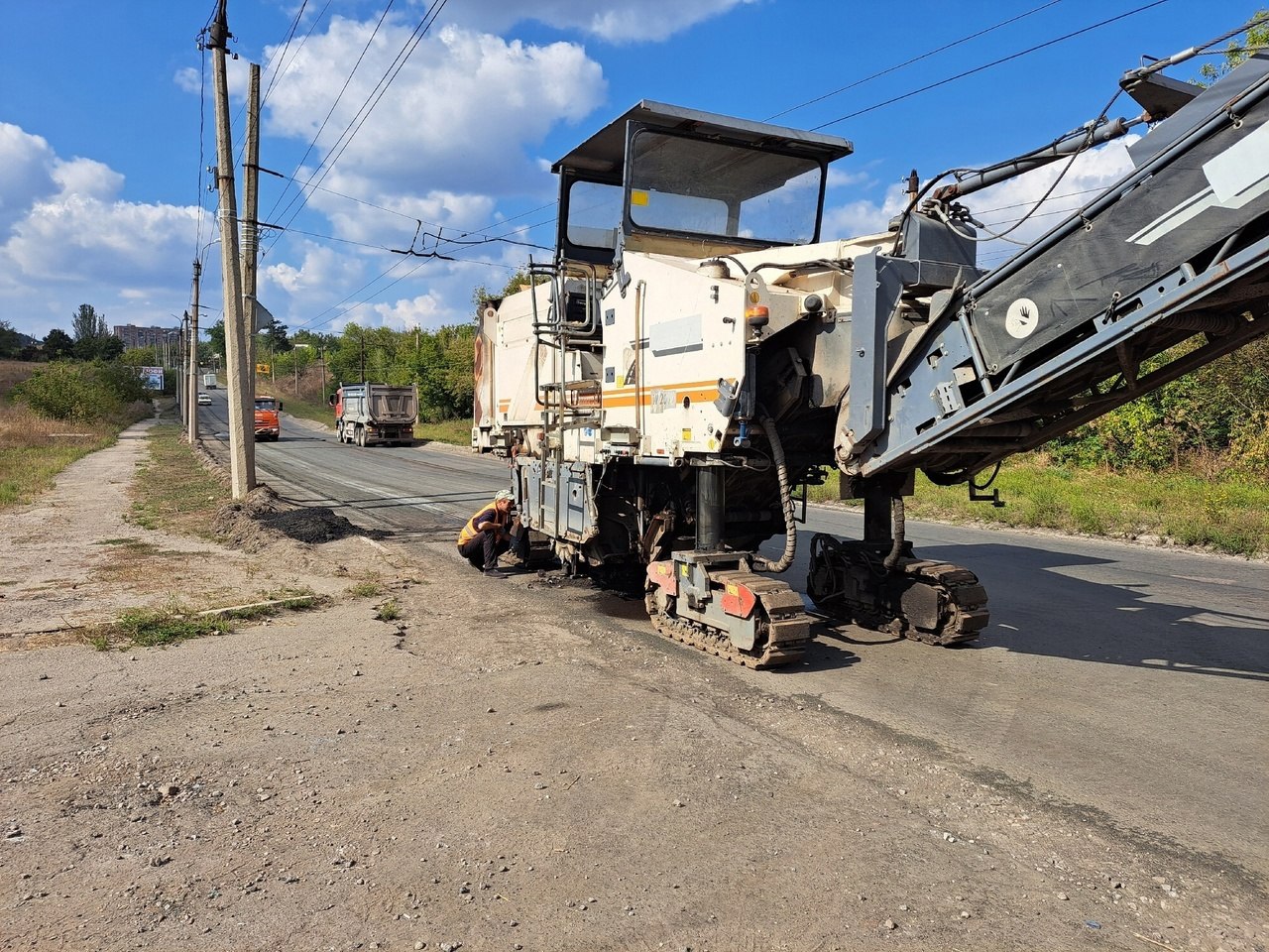 Капитальный ремонт дорог в Горловке
