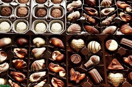Шоколадные конфеты с кремом