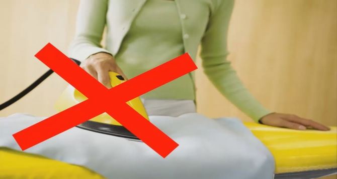 Как погладить одежду без света