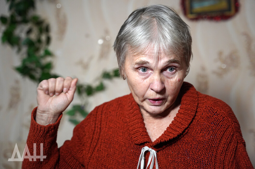 Жительница Соледара 