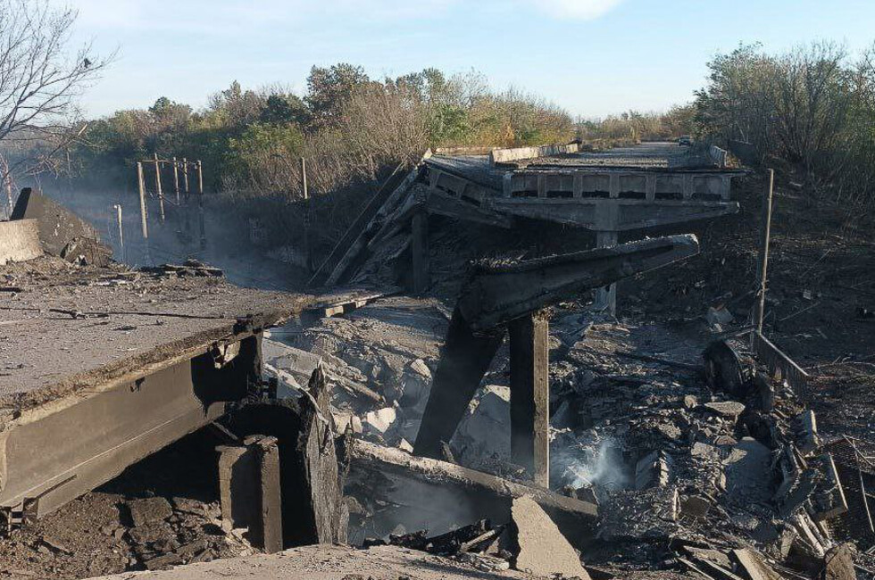 Обрушение моста у Ясиноватой