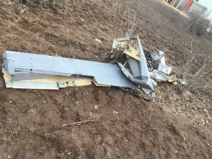 На окраине Брянска упал украинский БПЛА, начиненный взрывчаткой