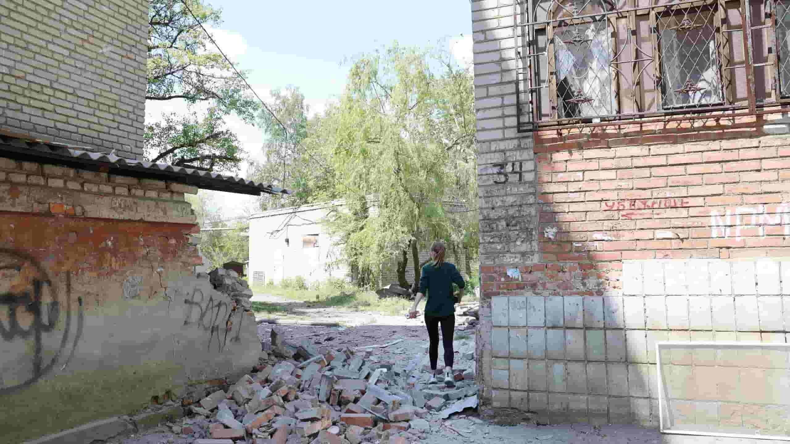 17 мая 2023 г. Ясиноватая больница. Разрушенные дома. Обстрел города Ясиноватая. Разрушенный дом в Донецке.